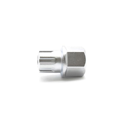 TMAX 52/7Pt Anti-Theft Wheel Lock Lug Nut Removal Socket Key for Vw Audi | Wheel Lock Nut Socket Adapter | Anti-Theft Screw Remover Repair Tool | Tyre Fitting, Garage Repair, Tire Change - size: 52/7PT