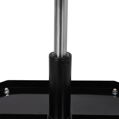 ZeHuoGe 250LBS Adjustable Rolling Mechanic Stool, Garage Workshop Creeper Seat with Tool Tray Storage & 360° Casters, Black Blue