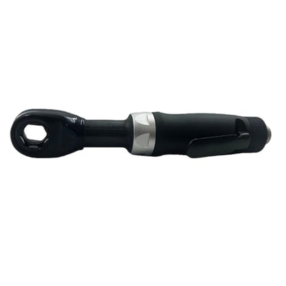 WILIN Pneumatic Ratchet Wrench Thru-Hole For Tight Spaces Autobody Repair | Remove Install Bolts Fasteners ,Ratchet Socket Set (8mm/10mm/12mm/13mm/14mm) ,with 3/8" 1/4" Square Adapter - style: wrench with 3/8" 1/4" square adapter