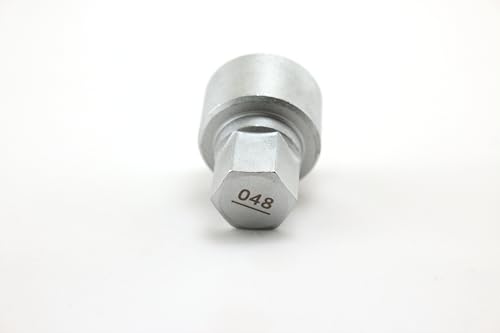 TEMO #48 Wheel Lock Lugnut Anti-Theft Lug Nut Screw Removal Socket Key S3055 for BMW Vehicles - size: #48