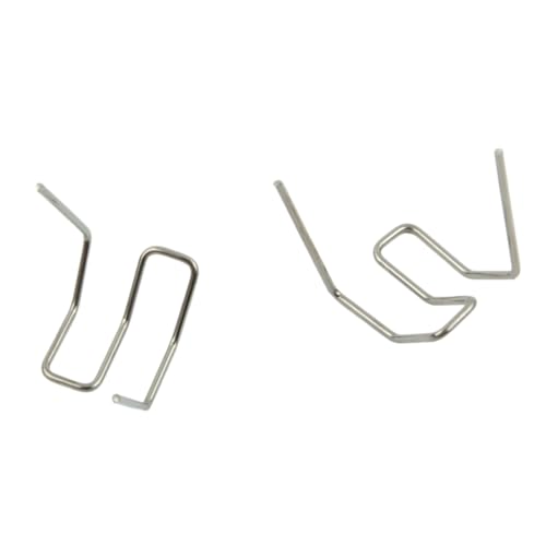 100PCS 0.6mm 0.8mm Hot Stapler Staples for Car Bumper Plastic Welder Repair Kit, for Stainless Steel for Pre-Cut Welding Nails, Silver for A/B//D/E/for F//H/I