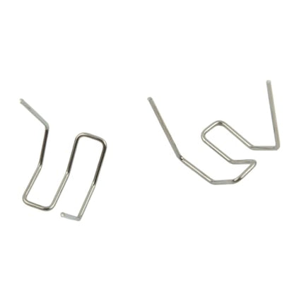 100PCS 0.6mm 0.8mm Hot Stapler Staples for Car Bumper Plastic Welder Repair Kit, for Stainless Steel for Pre-Cut Welding Nails, Silver for A/B//D/E/for F//H/I