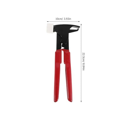 Garneck Heavy Duty Wheel Balancing Weight Plier Tire Repair Tool Kit with Hammer for Weights Tire Balancer Remover Pliers Portable and Compact Design