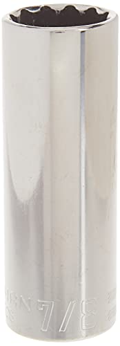 CRAFTSMAN Deep Socket, SAE, 1/2-Inch Drive, 7/8-Inch, 12-Point (CMMT47528) - size: 7/8"