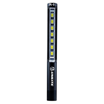 Unilite PL-3 LED Inspection Light – 275 Lumen Aluminum Body, Magnetic Base, Anti-Roll Design, 3 Light Modes, Pocket Clip, IPX4 Water & 1m Drop Resistant