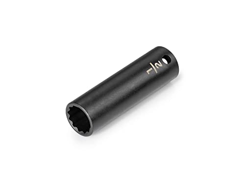 TEKTON 3/8 Inch Drive x 1/2 Inch Deep 12-Point Impact Socket | SID13213 - size: 1/2-Inch, style: Shallow