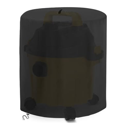Shop Vacuum Cover Wet and Dry Shop Vacuum Cleaners Dust Cover for 12-16 Gallon Vac 24"D x 26.5"H Black
