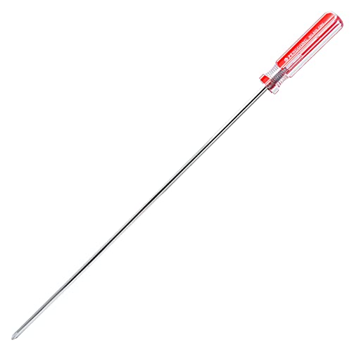 Phillips 12 Inch Long Screwdriver - Magnetic Tip, Extra Long Shaft Cross Head Screwdriver - size: 12 Inch #1