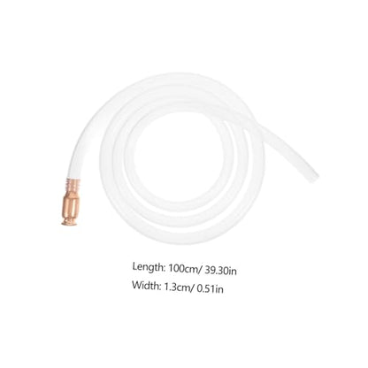 Happyyami Manual Siphon Pump Hose for Fuel Transfer Hose Kit for Cars Trucks and Liquids for Auto Mechanics and Home Use