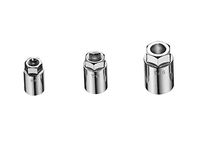 7PCS Stud Remover Tool Set, SAE Stud Removal Socket Set - 5/8", 9/16" 1/2", 7/16" 3/8", 5/16" 1/4", Damaged Bolt and Stud Extractor