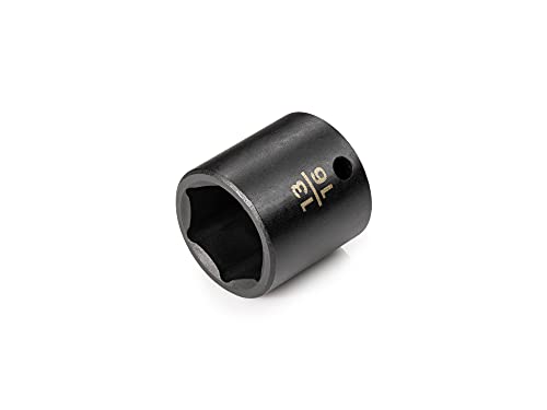 TEKTON 3/8 Inch Drive x 13/16 Inch Shallow 6-Point Impact Socket | SID12021 - size: 13/16-Inch, style: Shallow