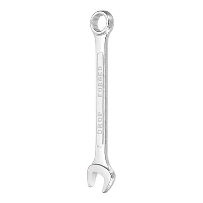 HARFINGTON Combination Wrench 12mm Metric 12-Point Box and Open End Zinc Plated Steel Double Ended Spanner Tool for Automotive Pipe Furniture Machinery DIY Repair, Silver White - size: 12mm