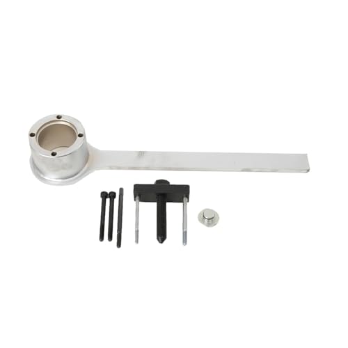 Crankshaft Pulley Removal Tool, Engine Crankshaft Pulley Crank Puller Installer Hold Tool,Crankshaft Pulley Removal and Fixing Tool Set Fit for Jaguar Land R-Over V8