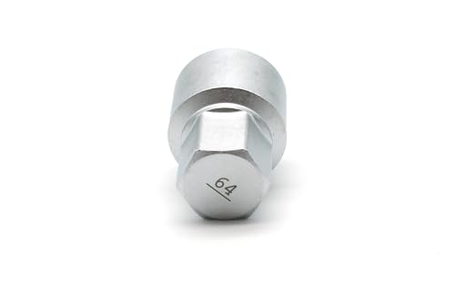 TEMO #64 Anti-Theft Wheel Lug Nut Removal Socket Key 3437 for Porsche - size: #64