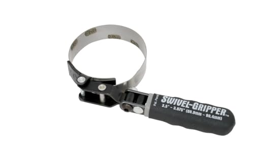 Lisle 57030 Standard Oil Filter Swivel Wrench - size: 3.5-3.875 / 88.9-98.4mm
