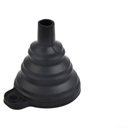 Flexible Automotive Funnel Set for Oil Change - Bendable Silicone Spout for Gas Diesel Coolant Transfer - No Spill Design 7.5cm