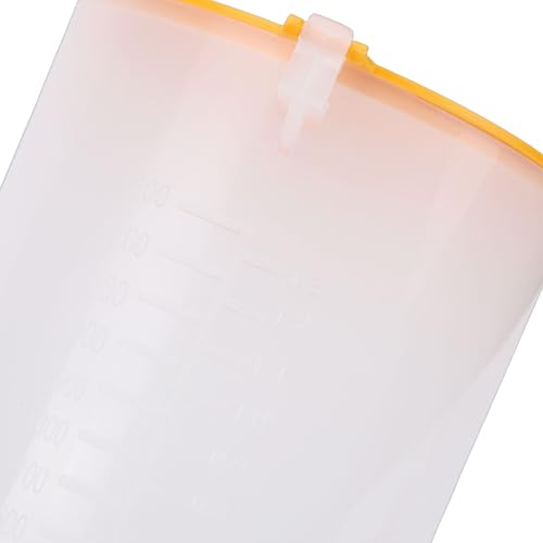 Cuifati Universal 1.5 Quart No Spill Engine Oil Funnel Kit with 14 Adapters, Wide Mouth Design Transparent Body for Multiple Vehicle, 15pcs Automotive Oil Funnel Set for Easy Fill