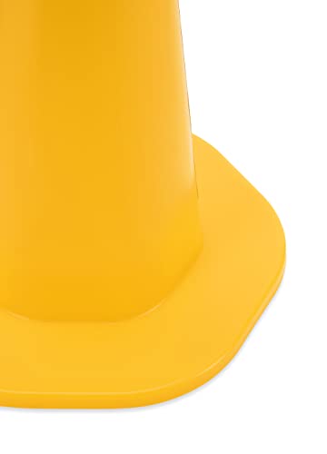 Camco Trailer Tongue Jack Stand - 5,000 lb Weight Capacity - Measures 8-inches Tall with a 2 1/16-inch Recessed Dock - Yellow (44635) (Pack of 4) - size: (Pack of 4)