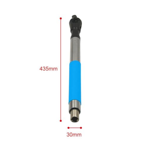 Offset Extension Wrench Impact – Electric Ratchet Wrench, Multifunctional & Durable Power Ratchet Wrenches, Chain Drive Wrench Extender, Dual-Mode Torque Control, Compatible with 1/2" Sockets(3xBlue) - color: Blue 3 Pack