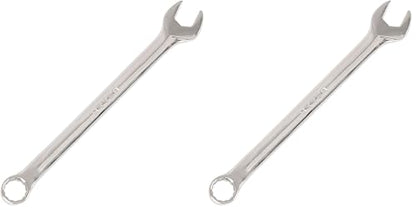 Urrea 12-Point Combination Wrench - 7/16" Mechanics Tool with Hot Drop Forged Construction & Satin Finish - 1214A (Pack of 2) - size: 7/16" (Pack of 2)