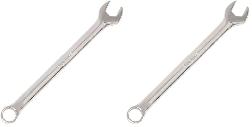 Urrea 12-Point Combination Wrench - 7/16" Mechanics Tool with Hot Drop Forged Construction & Satin Finish - 1214A (Pack of 2) - size: 7/16" (Pack of 2)