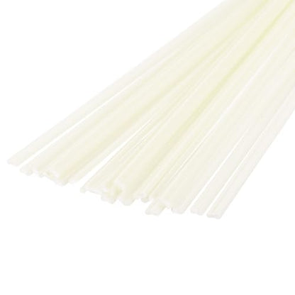 MECCANIXITY 20pcs 8 Inch Plastic Welding Rods ABS Welding Strips Welder Rods for Plastic Welder,Car Bumper, Kayak Repair, Light Yellow - color: Light Yellow, size: 8 Inch