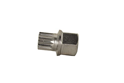 TEMO 32/16Pt Wheel Lock Nut Screw Removal Key Anti-Theft Lugnut Socket S3054 for BMW Vehicles - size: 32/16PT
