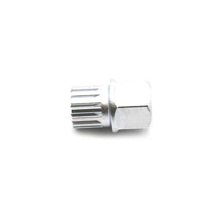 TEMO 11/15Pt Wheel Lock Nut Screw Removal Key Anti-Theft Lugnut Socket S3054 for BMW Vehicles - size: 11/15PT