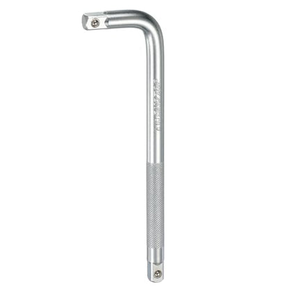 HARFINGTON Socket Breaker Bar 1/2" Drive 12" Long 50BV30 Alloy Steel L-Shape Extension Bar Axle Nut Socket Wrench Hand Tool for Car Mechanical Equipment Repair, Matte Silver - size: 1/2"x12"