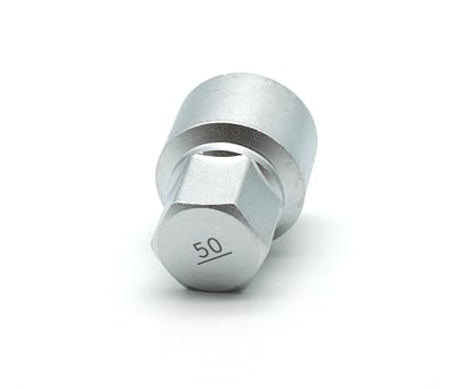 TEMO #50 Anti-Theft Wheel Lug Nut Removal Socket Key 3437 for Porsche - size: #50