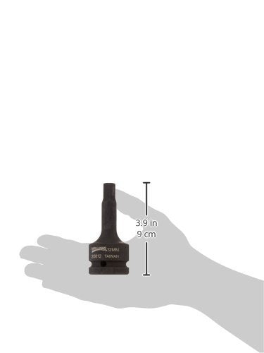 Williams JHW35812 3/4-Inch Drive Impact Hex Bit Driver, 12mm , Black - size: 12MM, style: Metric