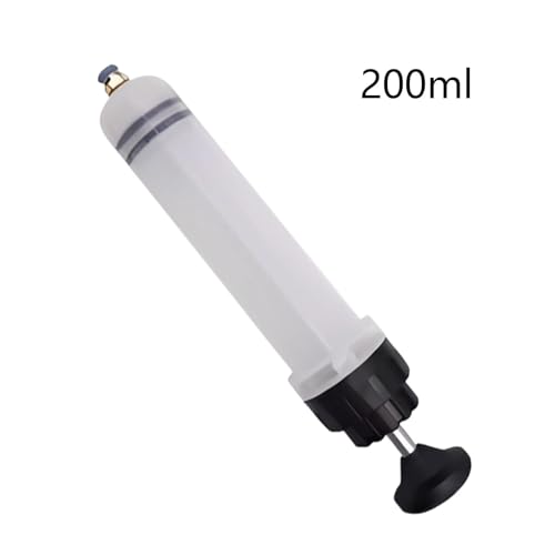 Fluid Pump Automotive - 1.5L PP, Oil Fluid Extractor, Oils Suction Syringe | Leakproof Syringe Filler, Transfer Hand Pump Tool | Automotive Brake Fluids Syringes for Car, Lawn Mower, Engine. - size: 200ml