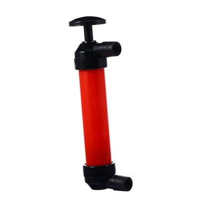 Gatuida Manual Oil Pump Automotive Tools Fluid Transfer Liquid Transfer Pump Transfer Pump Kit Oil Changers Siphon Hose Oil Absorbers Plastic Oil Red Second Generation Car, 22.5X4.5CM