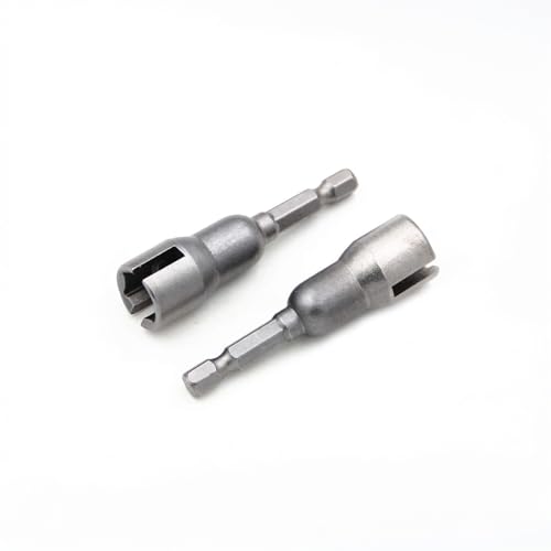 2PCS Power Wing Nut Driver Set, Wing Nut Drill Bit Socket Wrenches Tools Set,1/4" Quick Connect Hex Shank for Panel Wing Nuts, Screws Eye, C Hook Bolt,Q-Hanger,Wire Twisting