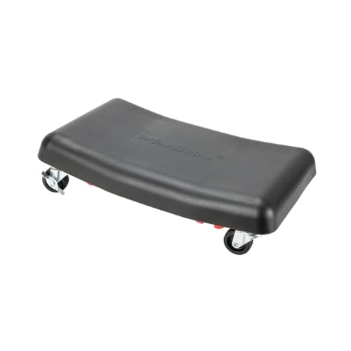 Maxshine Detailing Mini Creeper with Cushion – Mobile Rolling Utility Creeper Seat for Mechanics & Car Detailers – Comfortable Low Profile Seat for Car Cleaning, Polishing, Coating & Waxing - size: Mini Creeper w/ Soft Cushion