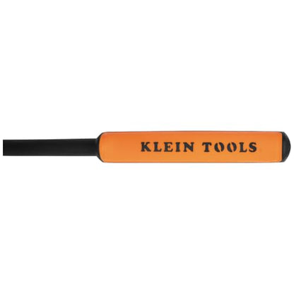 Klein Tools 71400 Long Nose Needle Nose Pliers, Angled Knurled Jaws, Double Rivet, Extended Reach for Tight Space Access, 13-Inch