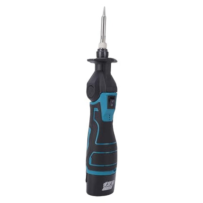 Fafeicy Portable Soldering Iron, Rechargeable Cordless Soldering Tool, 30W 32 to 752F Adjustable Temperature, Dual 1200mAh Batteries, for Electronics Repair DIY Mobile Devices Wiring (2 Battery US