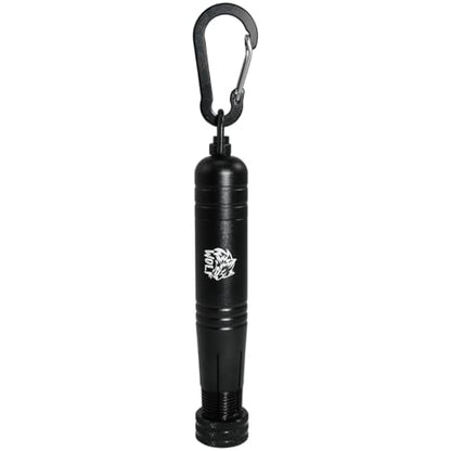 WOLF Metal Lumber Keel Crayon Holder | ½’’ Round or Hexagonal | Kio | Ambidextrous & Contoured Grip Handle | Construction Carpenter - color: Black