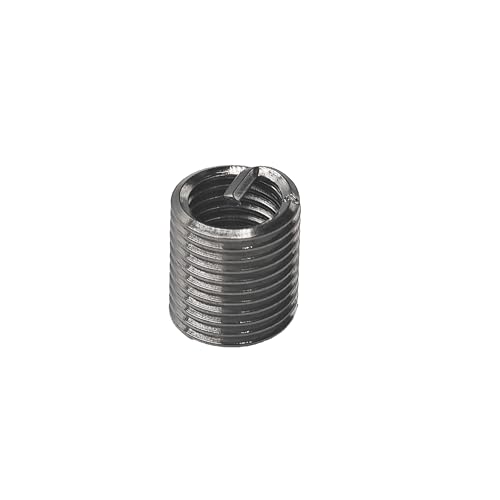 50PCS M8 x 1.25mm x 2D Wire Thread Inserts, 304 Stainless Steel Helical Coil Repair Kit, Metric Wire Sleeve for Stripped Threads in Metal Components - size: M8 x 1.25mm x 2D