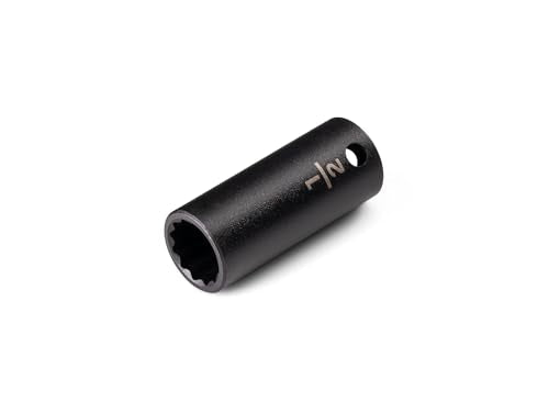 TEKTON 3/8 Inch Drive x 1/2 Inch Impact Socket | SID14213 - size: 1/2-Inch, style: Semi-Deep