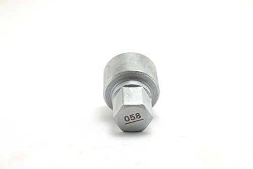 TEMO #58 Wheel Lock Lugnut Anti-Theft Lug Nut Screw Removal Socket Key S3055 for BMW Vehicles - size: #58