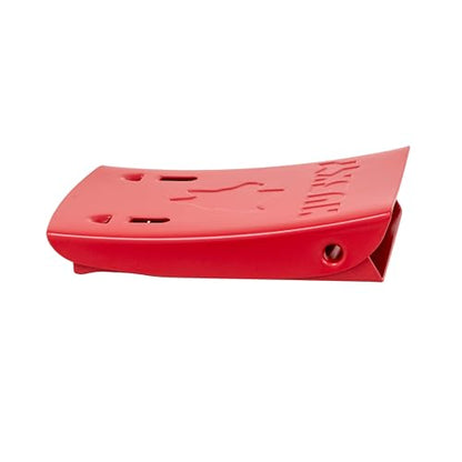 Husky Towing 38512 Foldable Wheel Chock Set Heavy‑Gauge Steel with Storage Case, Husky Red, Set of 2