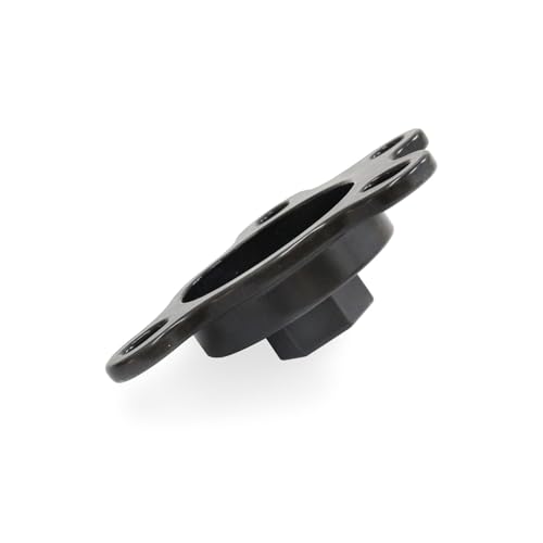 Black Crankshaft Turning Tool Engine Rotation Adapter Tool | Compatible for Chevy or Ford V8 Engines - color: Black