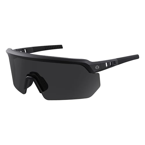 Ergodyne Skullerz AEGIR Safety Sunglasses, High Contrast Color Enhancing Lenses, ANSI z87.1 - color: High Contrast Smoke Lens