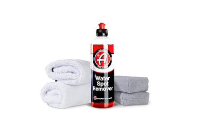 Adam's Water Spot Remover - Hard Water Stain for Glass, Shower Doors, Paint, Windows, Car Detailing, Calcium, Magnesium & Soap Scum Remover - style: Combo Kit