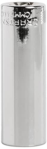 CRAFTSMAN Deep Socket, Metric, 3/8-Inch Drive, 15mm, 6-Point (CMMT44432) - size: 15 MM