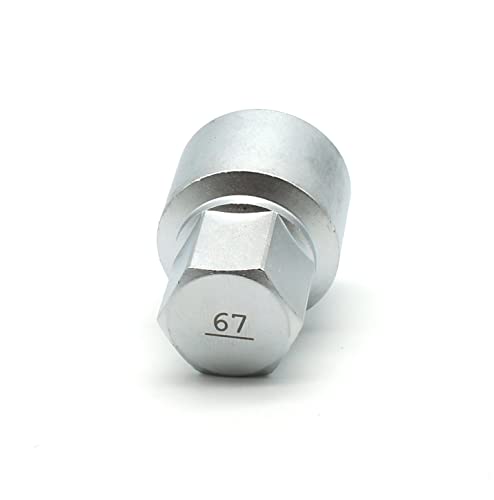 TEMO #67 Anti-Theft Wheel Lug Nut Removal Socket Key 3437 for Porsche - size: #67