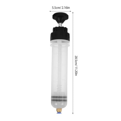 200cc Manual Fluid Extractor Pump Oil Transfer Tool for Automotive Brake and Engine Oil Suction Handheld Pump Extractor for Car Transmission Fluid Change