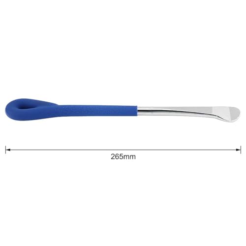 Greensen 2Pcs Motorcycle Tire Lever Tool Spoon Set Heavy Duty Carbon Steel for Tire Changing Curved End Long Lever Great for Garage or Travel Use 265mm