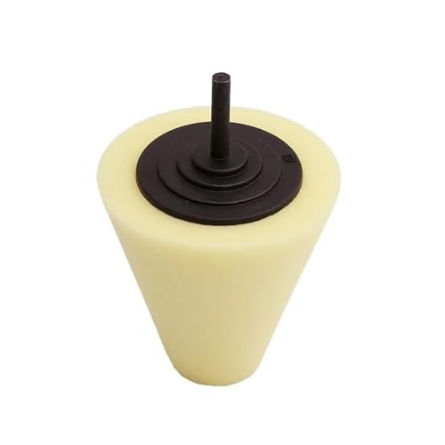 Tire Polishing Sponge Auto Wheel Used for Electric Drill Burnishing Ball Polishing Cone Set Car Hub Buffing Sponge Polishing Kit 3 Pcs